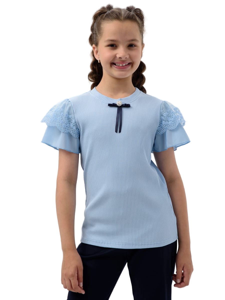 Блузка ИНГРИД КР голубой