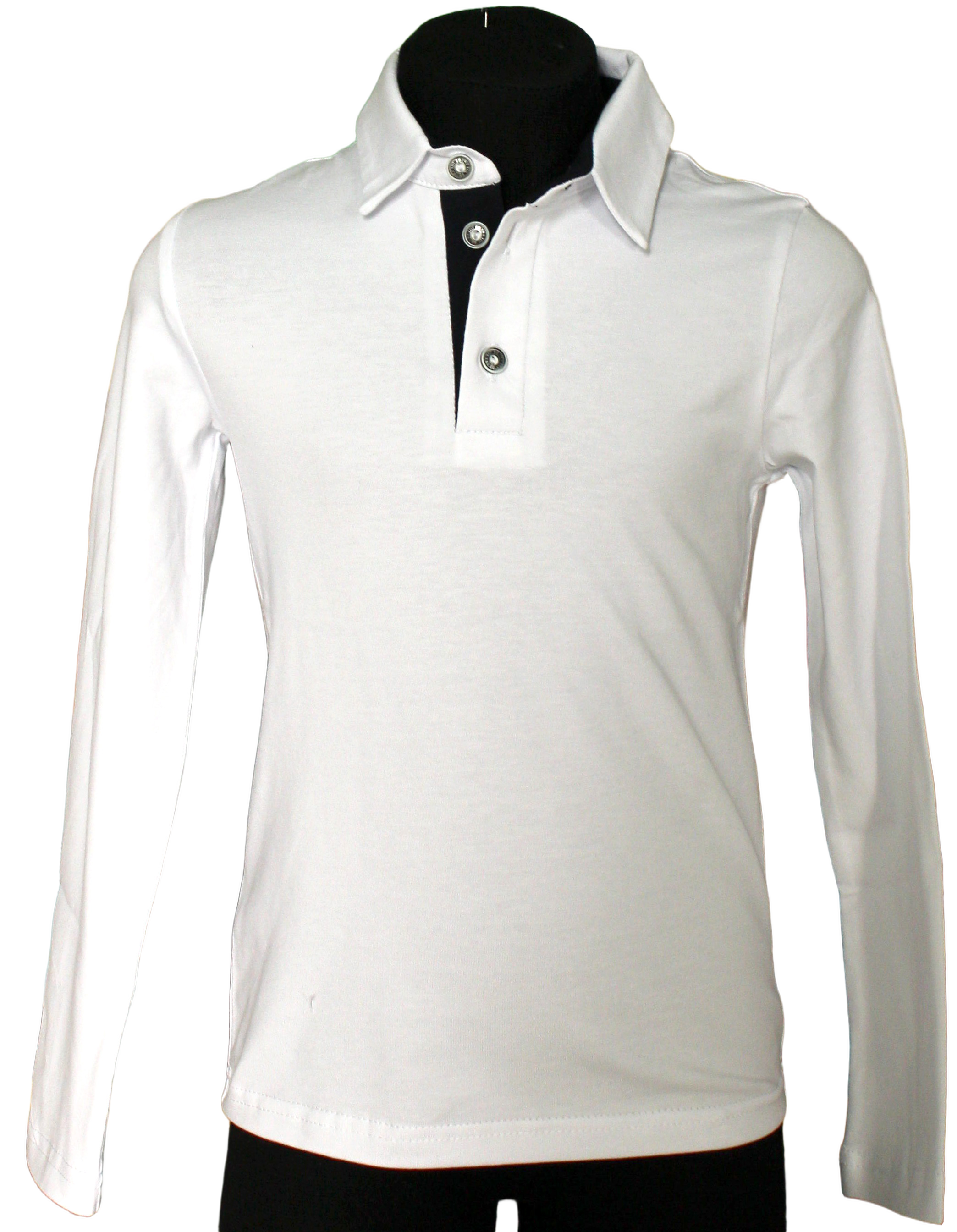 Поло КМ89043 белый/синий